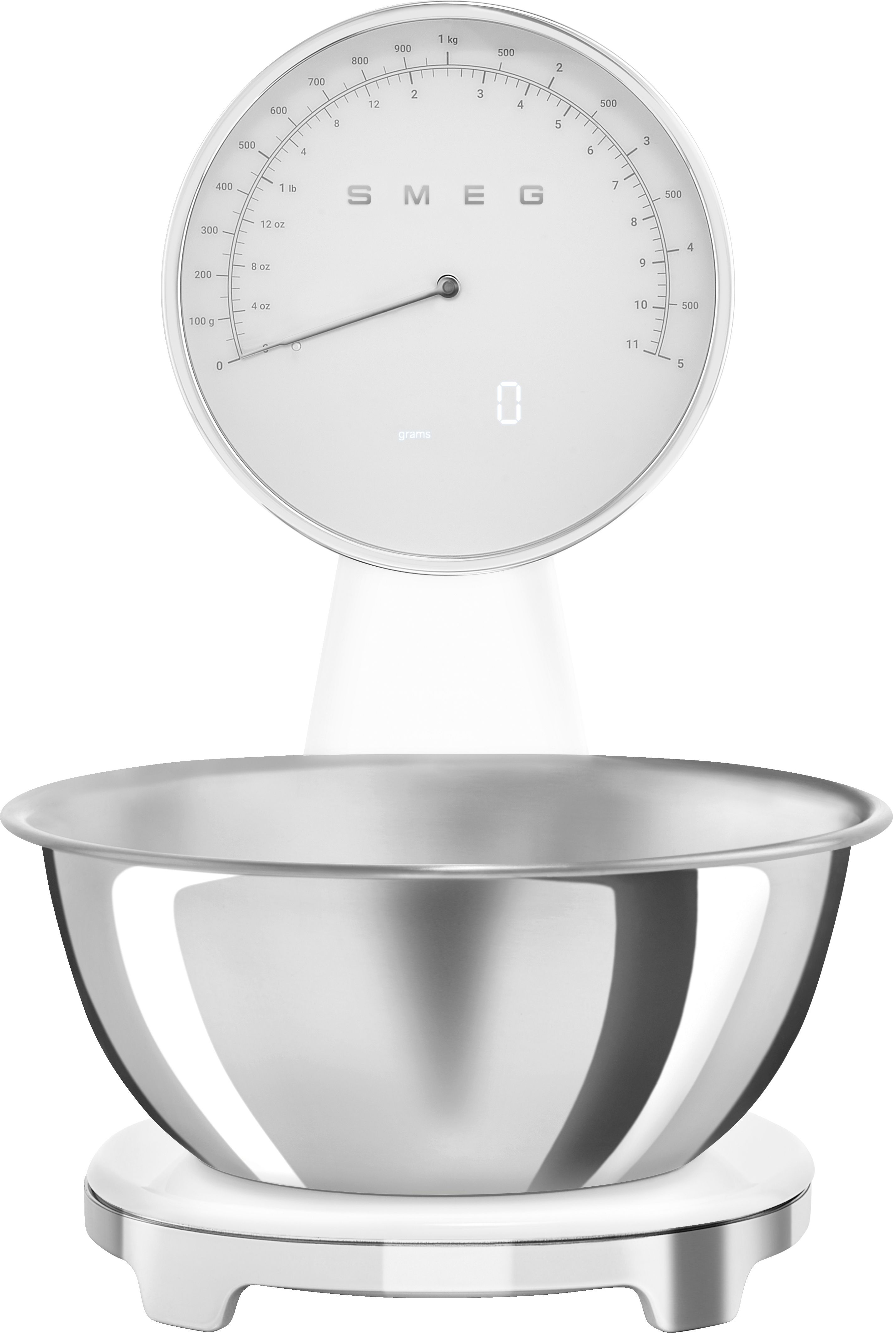 Smeg 50's Style KSF01WHWW Kitchen Scales - White, White