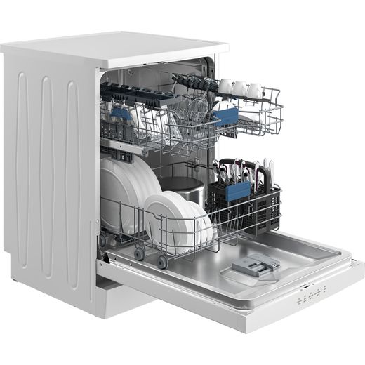 Beko HygieneIntense™ Standard Dishwasher - White - Door open
