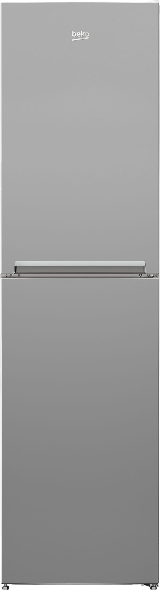 Beko CFG4501S 40/60 Frost Free Fridge Freezer - Silver - E Rated, Silver