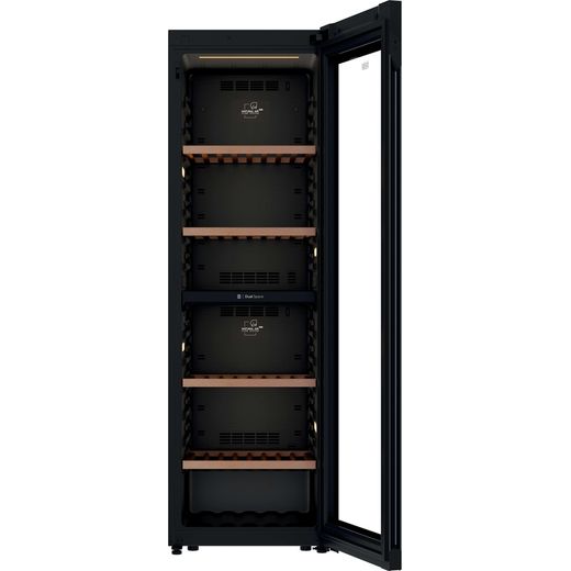 Haier Wine Cooler - Black  - Front with door open shot