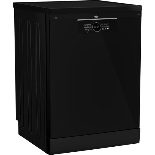 Beko Standard Dishwasher - Black - right perspective shot
