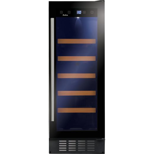 Amica AWC301BL Wine Cooler - Black - G Rated