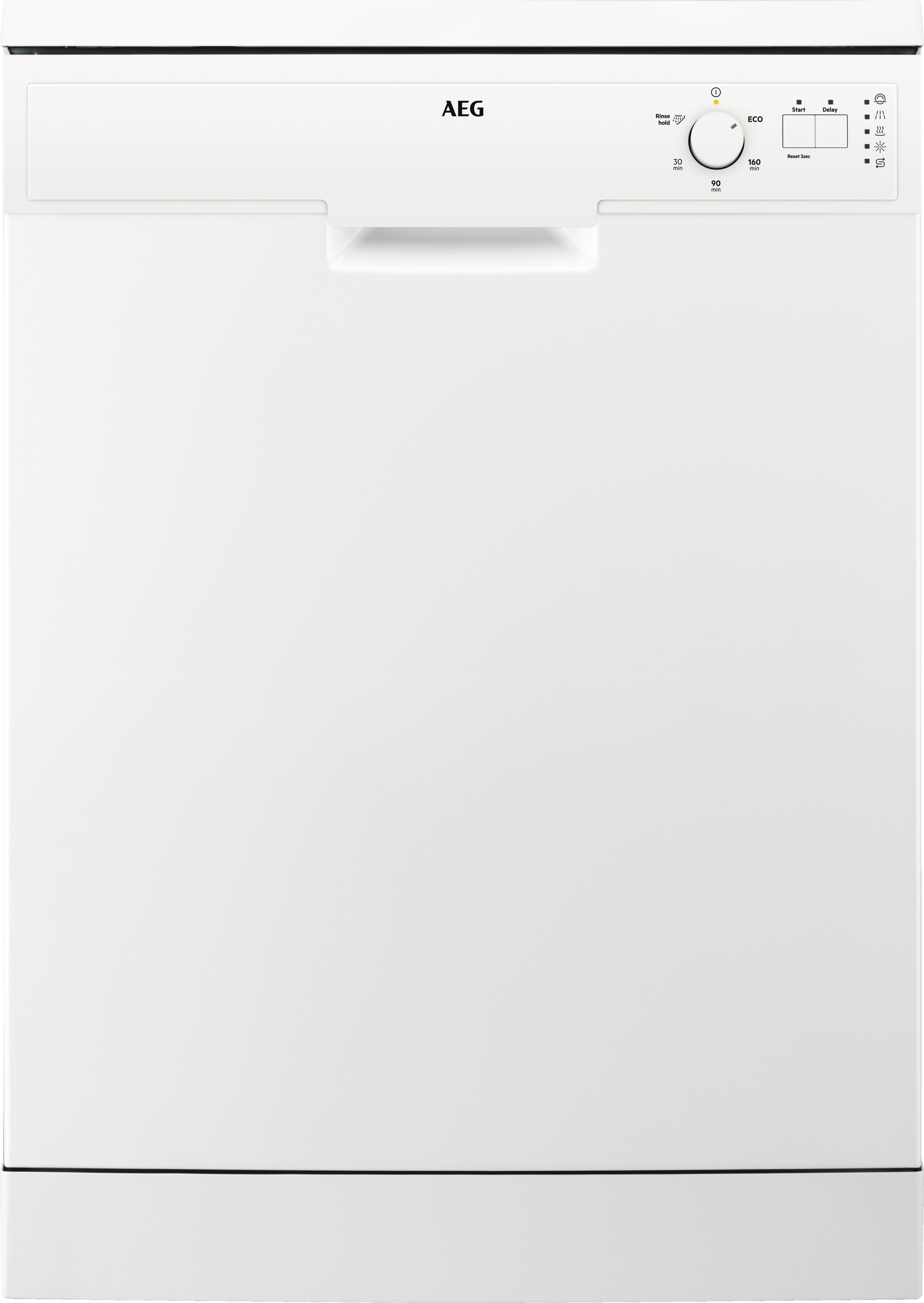 Image of AEG 6000 Series FFX52607ZW Full Size Dishwasher - White - E Rated, White