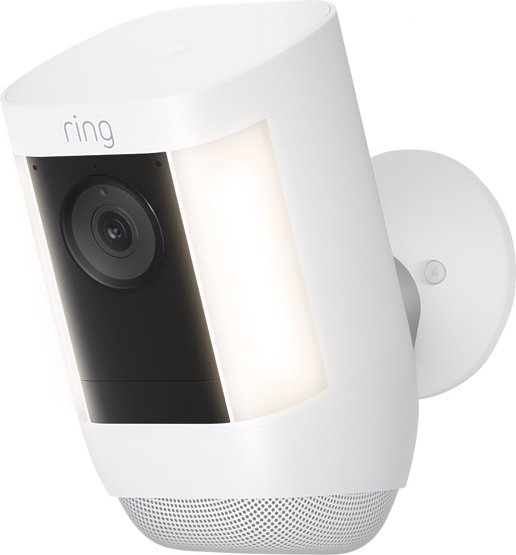 Ring Battery Powered Spotlight Cam Pro Full HD 1080p Smart Home Security Camera - White, White