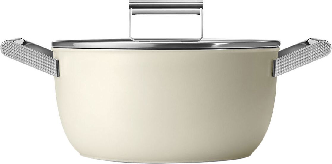 Smeg - Casserole Pan - 24cm - Cream