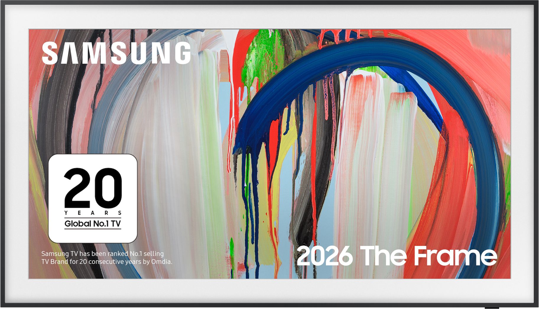 Samsung - The Frame - 55-inch 4K QLED Smart TV - QE55LS03HA - Black