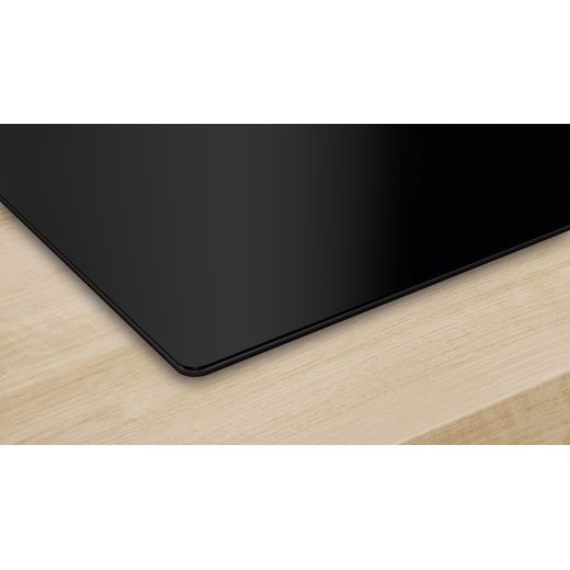 Bosch Series 2 Ceramic Hob - Black - Close up in kitchen shot
