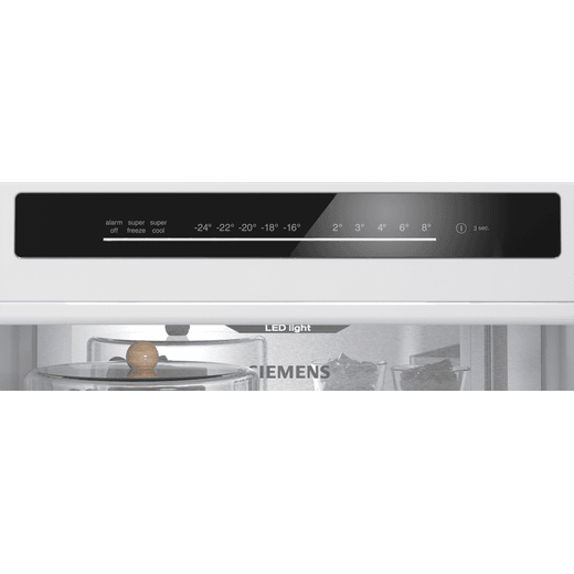 Siemens IQ-300 KG36NVICG 186cm Frost Free Fridge Freezer - Stainless Steel - Control panel
