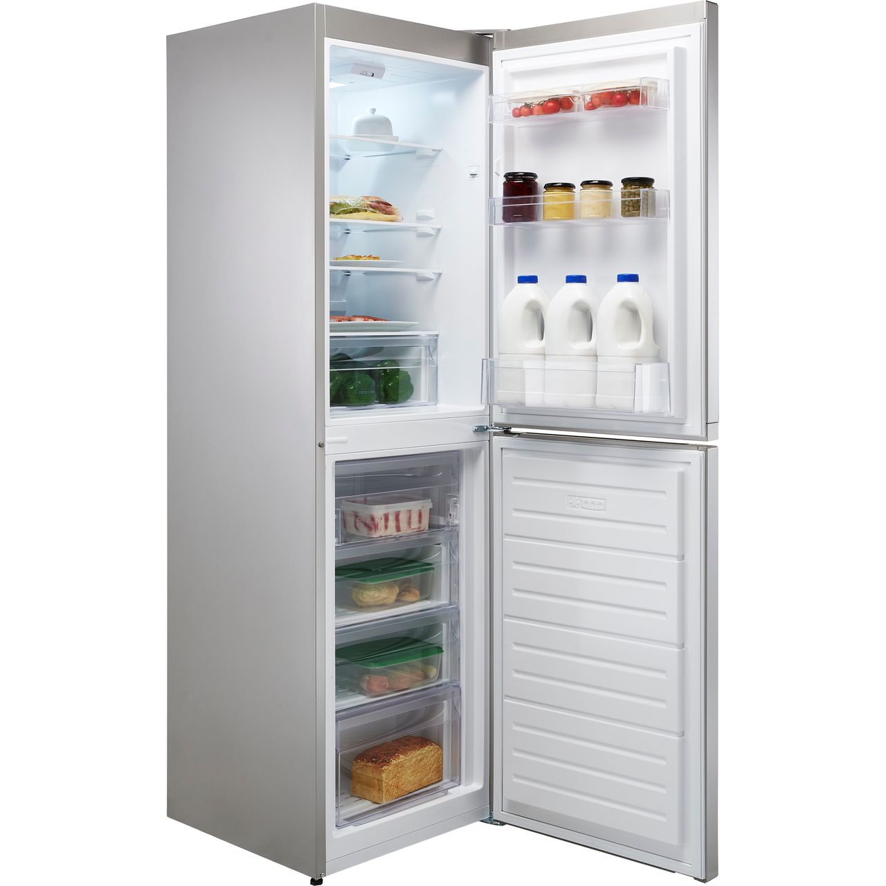 midea 18 cu ft top freezer refrigerator white energy star