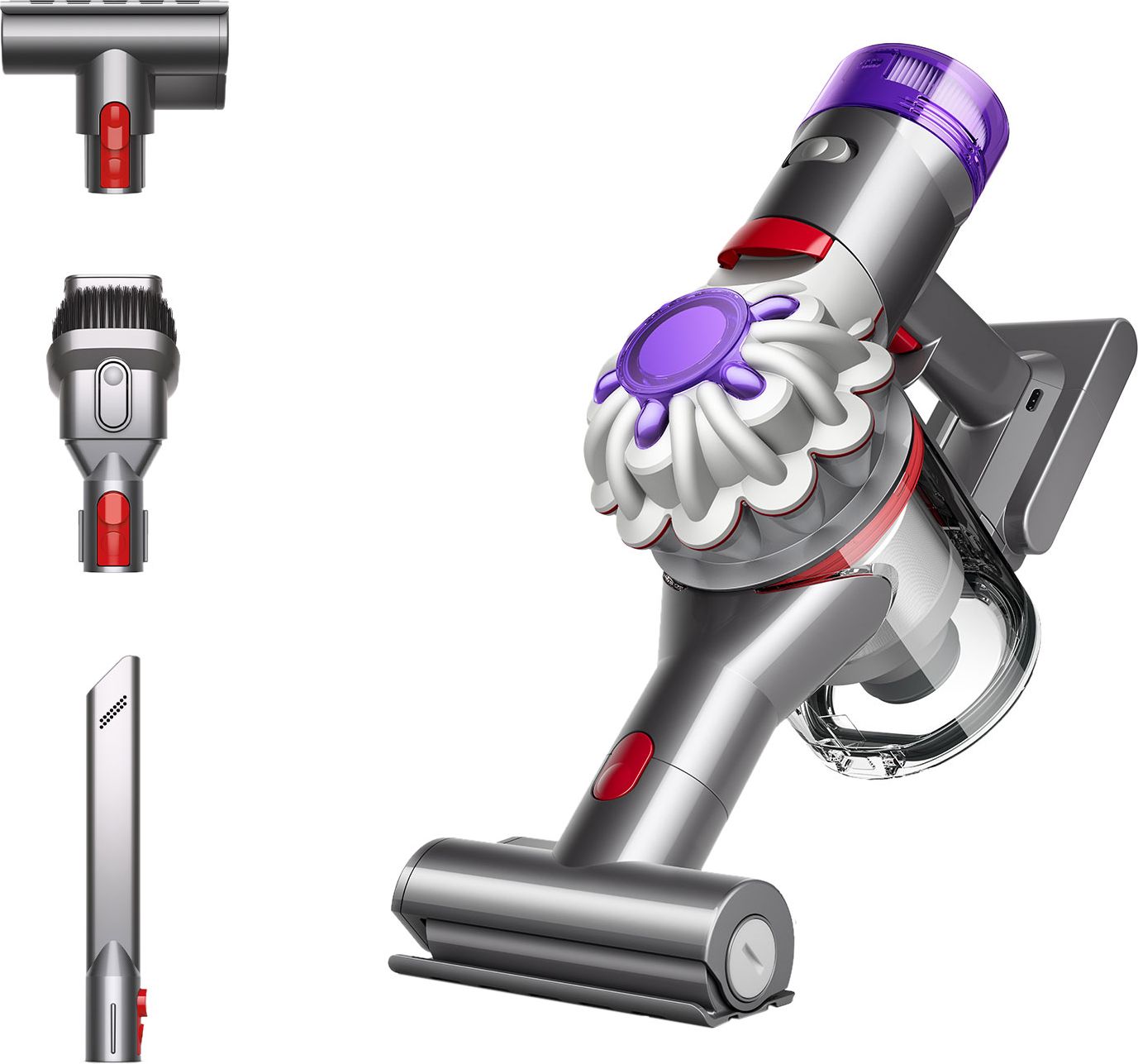 Dyson Handheld Vacuum Cleaner - Silver - 50 min Runtime