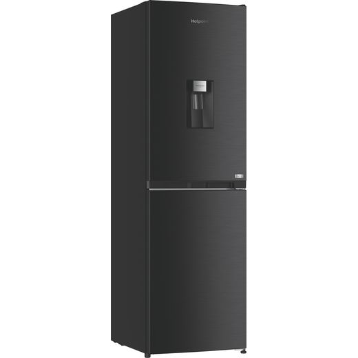 Hotpoint HPKF 3241W XR4UK 181cm No Frost Fridge Freezer - Black - right perpsective shot