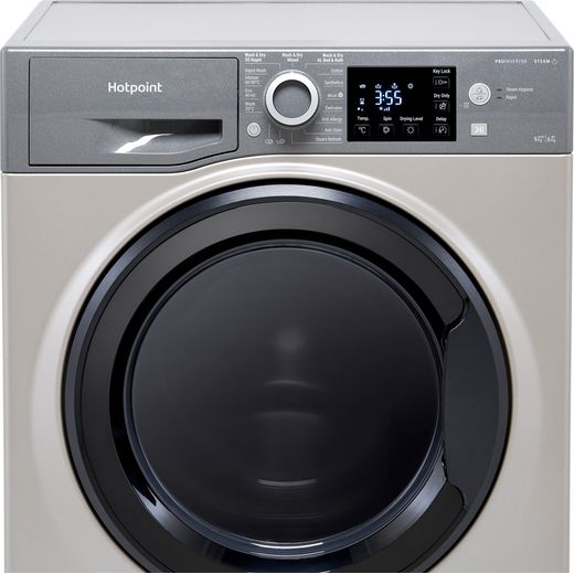 Hotpoint 9Kg / 6Kg Washer Dryer - Graphite - Control panel