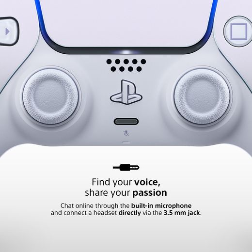 PlayStation DualSense™ Gaming Controller For PlayStation 5 - Chroma Pearl - Annotation - Microphone