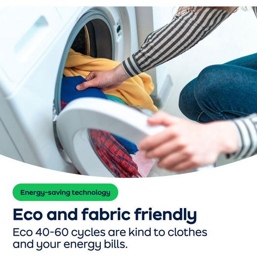 Indesit My Time IMA 762 MY TIME UK 7kg Washing Machine with 1200 rpm - White - AO Annotation -  Eco-60