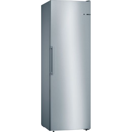 Bosch Serie 4 GSN36VLFP Frost Free Upright Freezer - Stainless Steel Effect - F Rated
