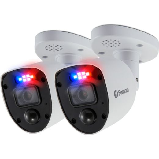 Swann Add on Bullet Camera 2 Pack 4K - White