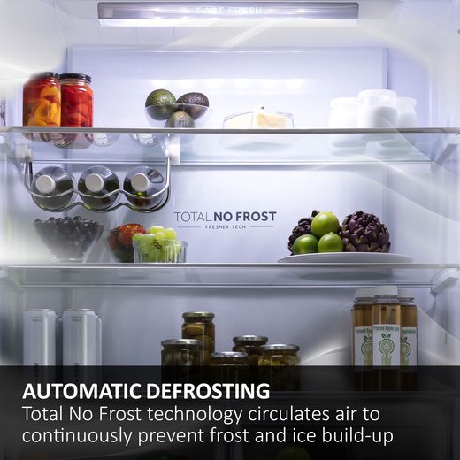 Haier HDPR3618ANPK 185cm Fridge Freezer - Inox - Annotation - Auto defrosting shot