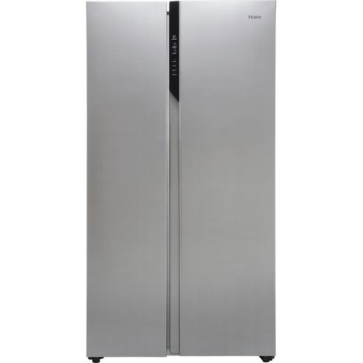 HSR3918ENPG_PL | Haier American Fridge Freezer | Silver | ao.com