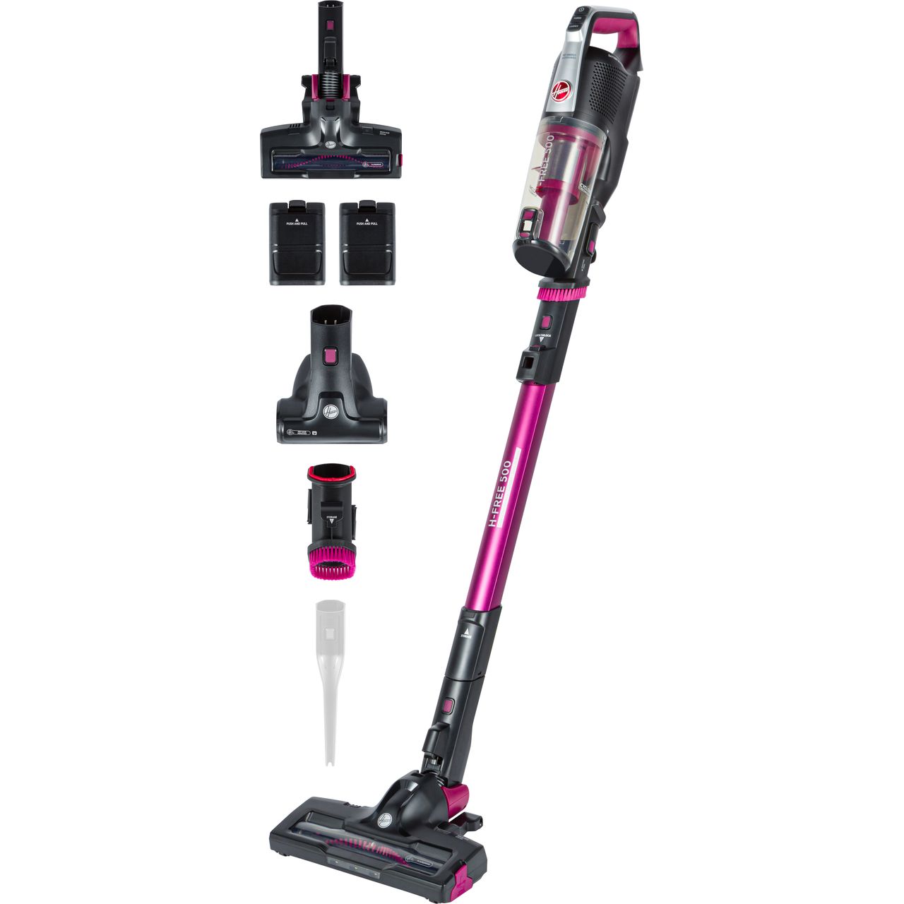 Hoover H-FREE 500 PETS ENERGY HF522PTE Cordless Vacuum Cleaner with Pet Hair Removal and up to 40 Minutes Run Time Review