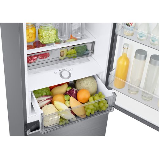 Samsung Total No Frost Fridge Freezer - Silver - Salad crisper