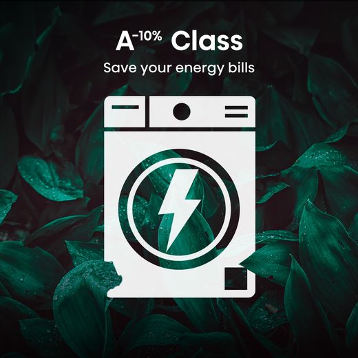 Hisense 1Q Series WF1Q1041BW 10kg Washing Machine with 1400 rpm - White - Annotation - Energy class 