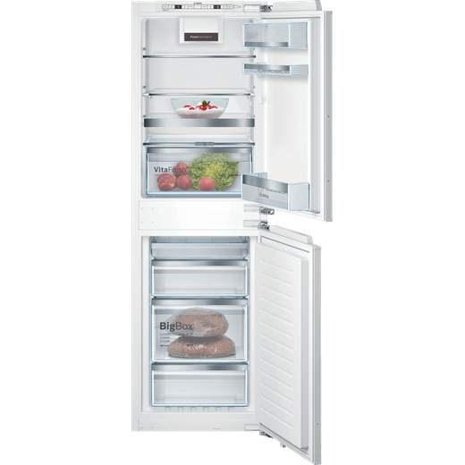 Bosch Serie 6 KIN85AFE0G Built In Fridge Freezer - White