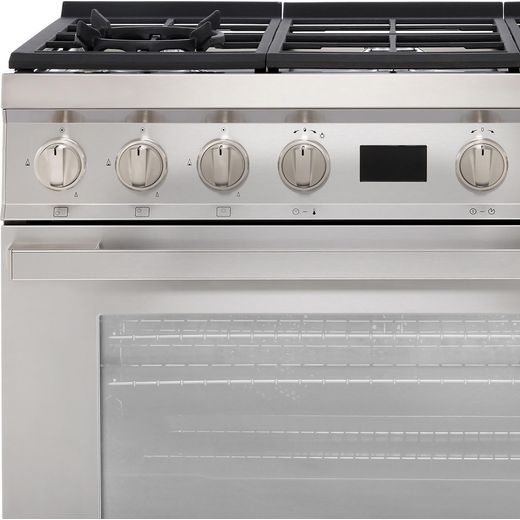 Smeg Portofino CPF9GPX 90cm Dual Fuel Range Cooker - Stainless Steel