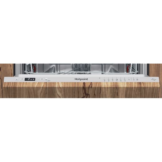 Hotpoint Fully Integrated Standard Dishwasher - White - Control panel shot