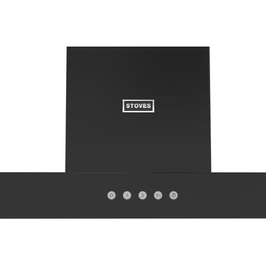 Stoves ST STERLING CHIM 110T BLK 100 cm Chimney Cooker Hood - Black - Control panel