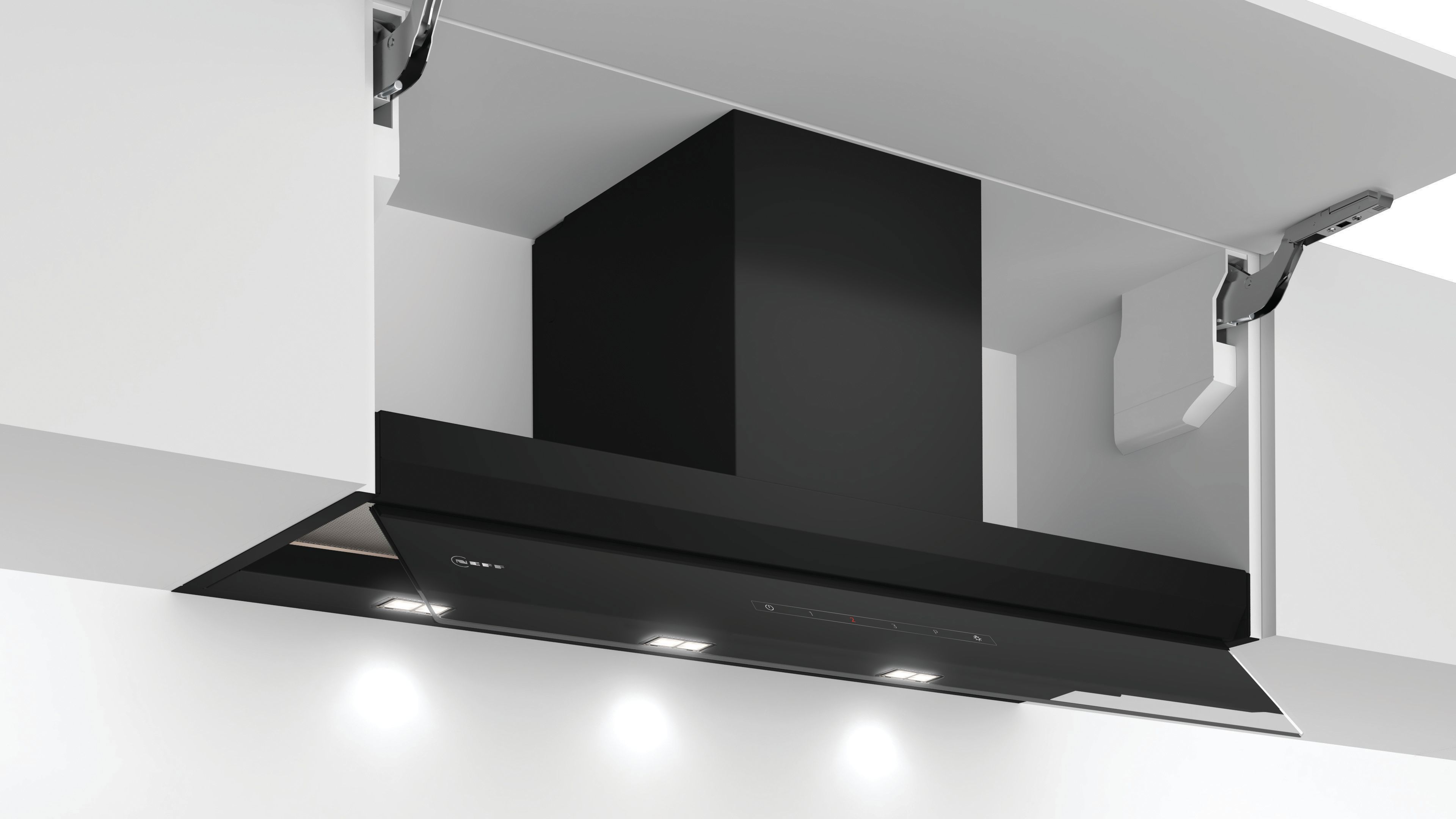 Image of NEFF N70 D95XAM2S0B Integrated Cooker Hood - Black, Black