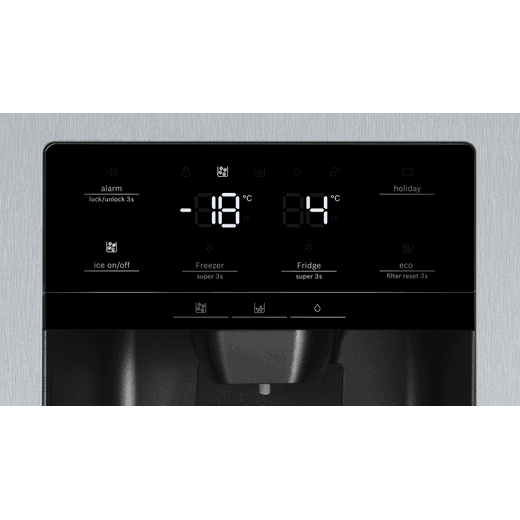 Bosch Fridge Freezer - Stainless Steel - Control panel