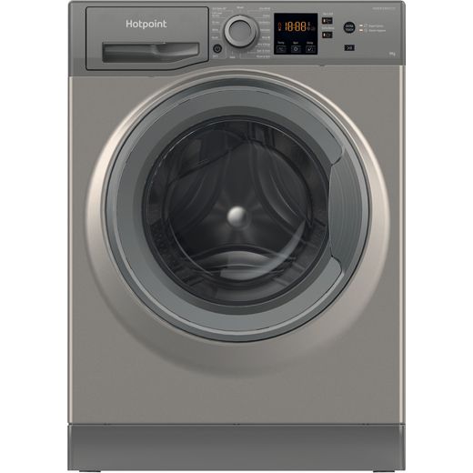 Hotpoint NSWM944CGGUKN 8Kg Washing Machine with 1400 rpm - Graphite - C Rated