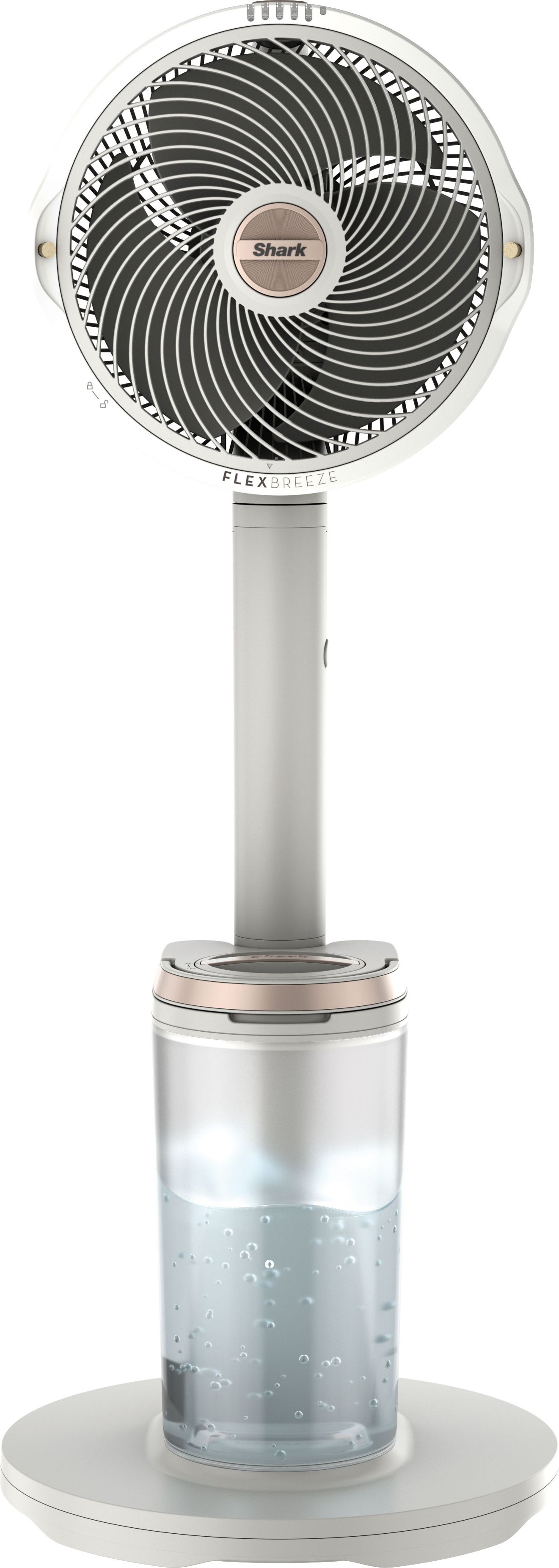 Image of Shark FlexBreeze Pro Mist Tower Fan - White, White