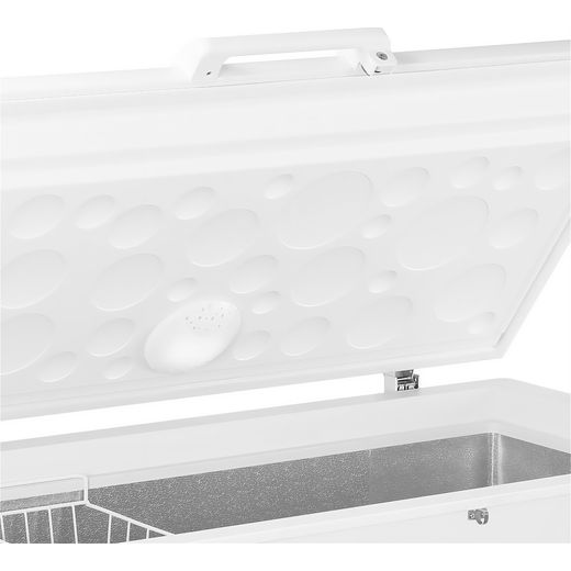 Haier Chest Freezer - White - Lid open