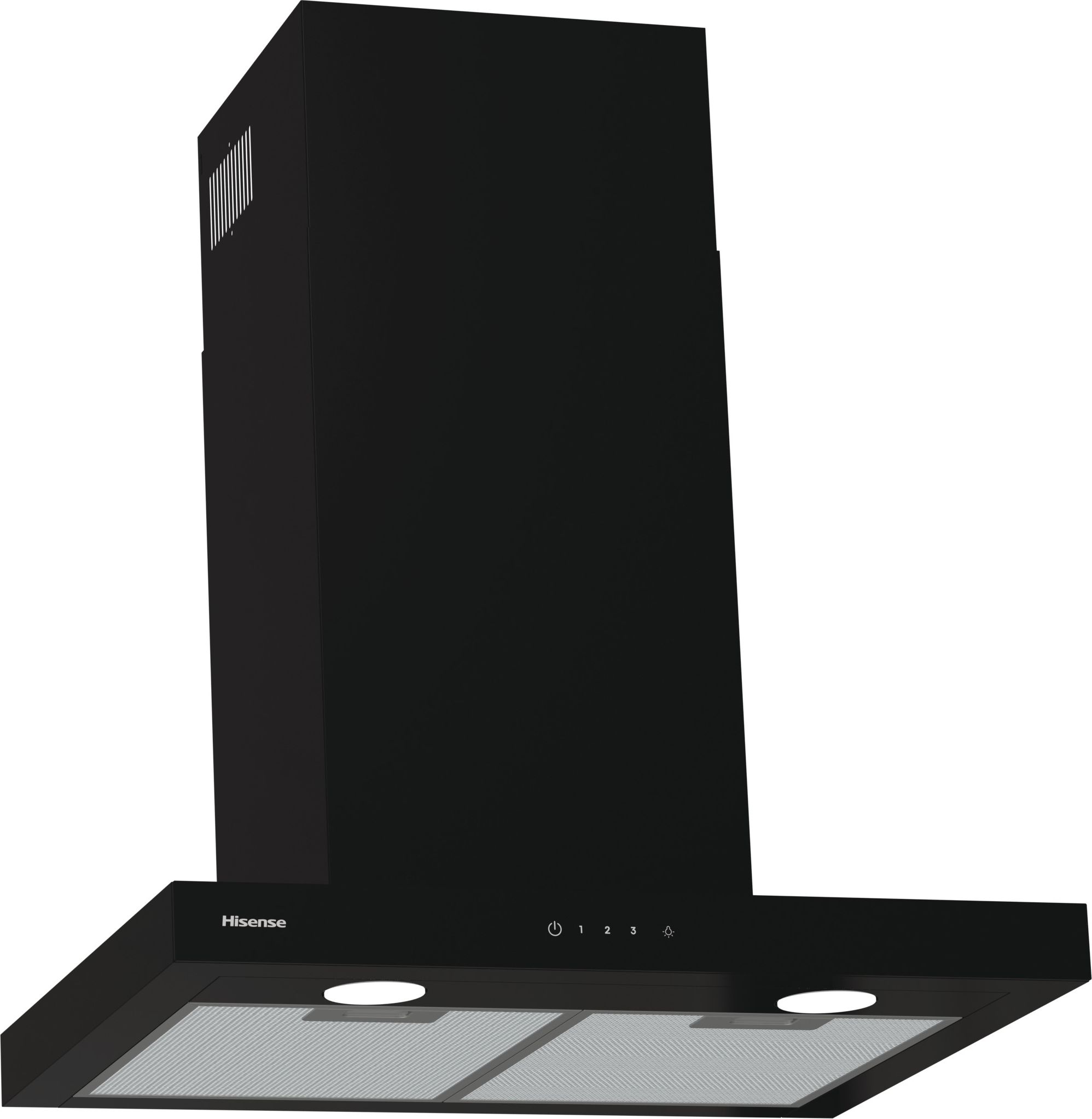 Hisense 60cm Chimney Cooker Hood - Black