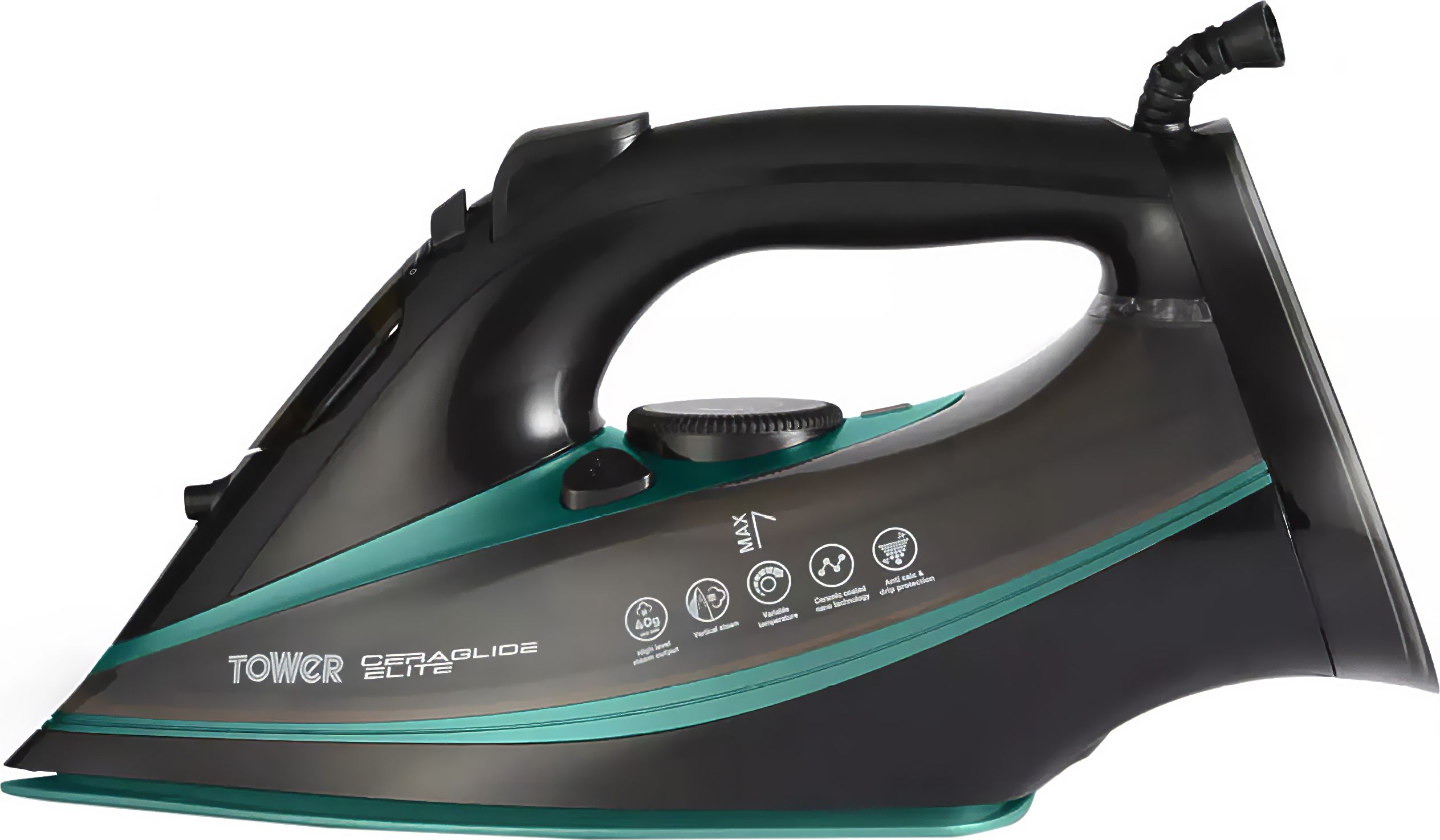 Tower CeraGlide Elite T22013TL 3100 Watt Iron - Teal, Green