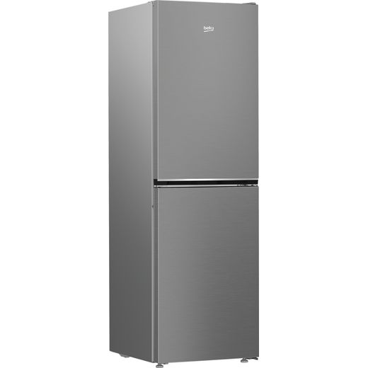 Beko Fridge Freezer - Stainless Steel - Right perspective shot