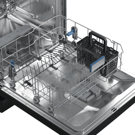 Beko b300 Standard Dishwasher - close up of bottom drawer pulled out