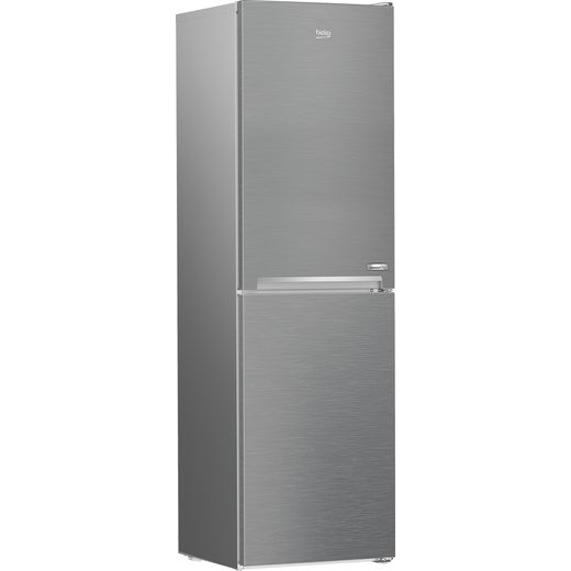 Beko Frost Free Fridge Freezer - Stainless Steel Effect - Right perspective shot