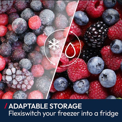 Hoover HONCHQ6T200ESK Total No Frost Chest Freezer - Dark Inox - Annotation - adaptable storage shot