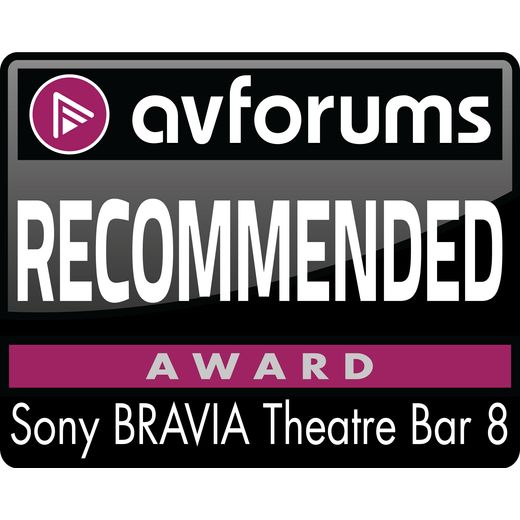 Sony Bravia Theatre Bar 8 HTA8000.CEK Bluetooth 11.0 Soundbar - Black - Annotation - Award