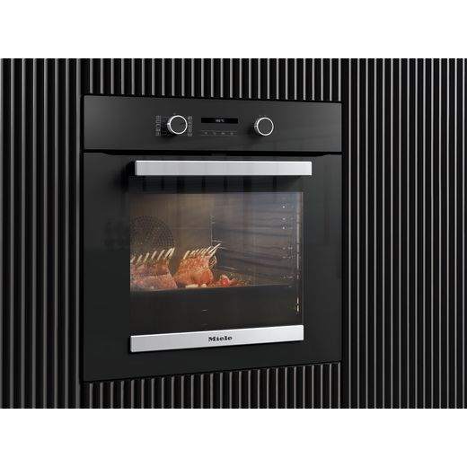 Miele ACTIVE Electric Single Oven - Stainless Steel look - Oven in kitchen