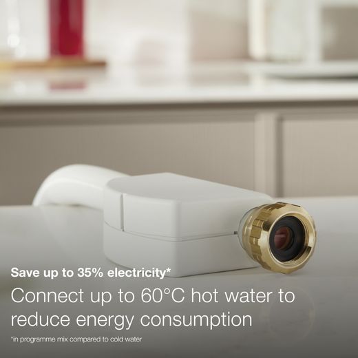 Miele Fully Integrated Standard Dishwasher - Clean Steel - Annotation - Save energy shot