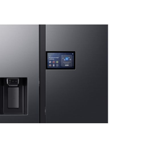 Samsung Series 9 AI Home American Fridge Freezer - Black - External screen