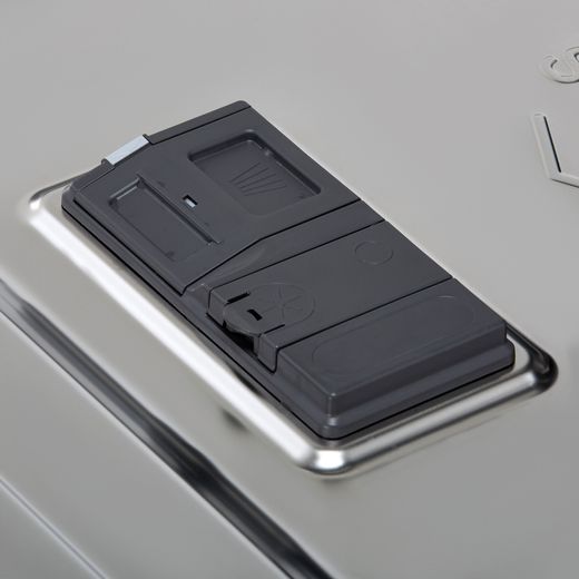 Hotpoint Fully Integrated Standard Dishwasher - Black with Fixed Door Fixing Kit  - Close up detergent tray shot