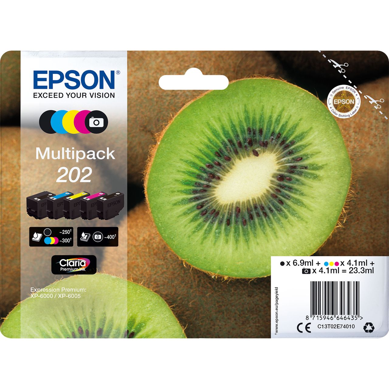 Epson Kiwi Multipack 5-colours 202 Claria Premium Ink Review