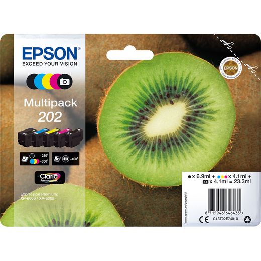 Epson Kiwi Multipack 5-colours 202 Claria Premium Ink