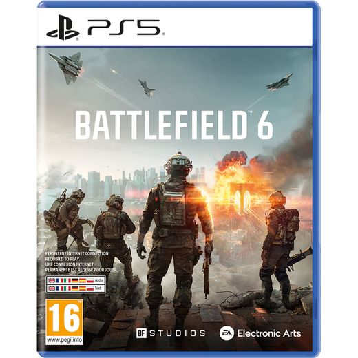 PlayStation 5 (Model Group – Slim) 1TB with Battlefield 6 - White - Pack shot