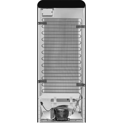 Smeg Left Hand Hinge FAB28LBL6UK 153cm High Small Fridge with Ice Box - Black - Back shot