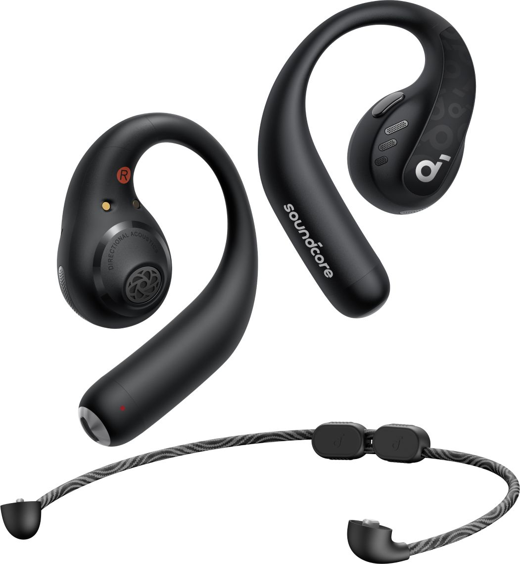 Soundcore AeroFit Pro Headset Wireless Ear-hook Calls/Music/Sport/Everyday Bluetooth Black